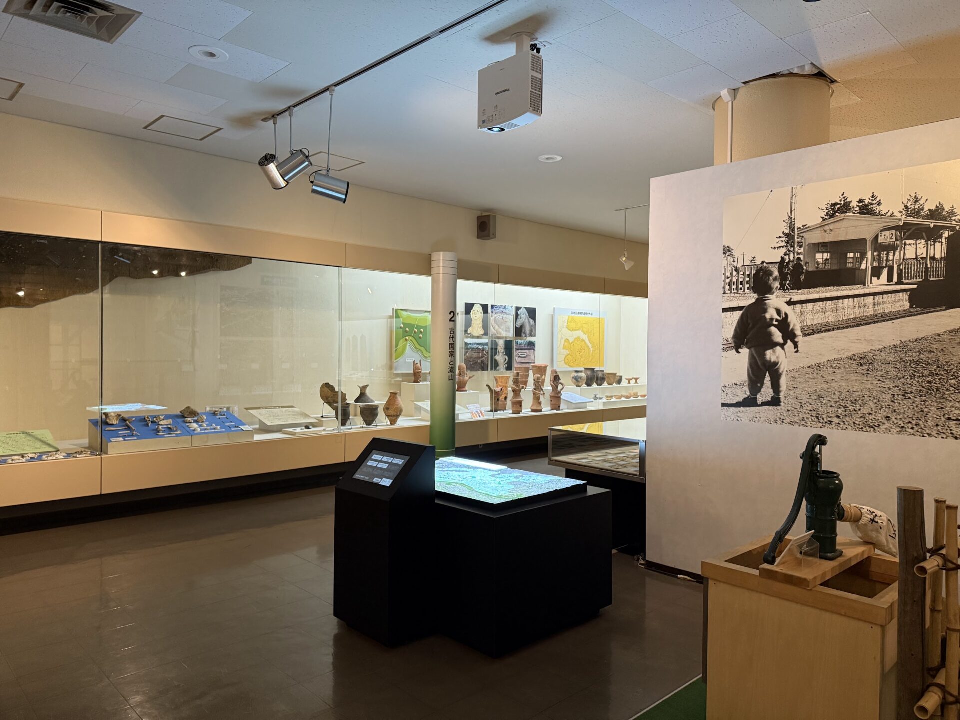 流山市立博物館プロジェクションマッピング模型